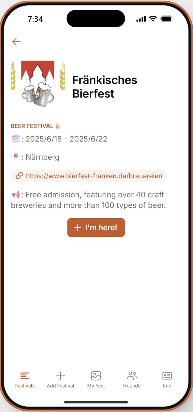 Festival detail
